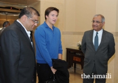 Prince Aly Muhammad at Islamabad Serena Hotel before departing for Gilgit