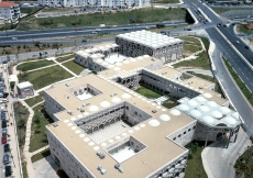 A bird’s eye view of the Ismaili Centre, Lisbon.