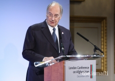 Mawlana Hazar Imam speaking at the 2014 London Conference on Afghanistan, London, 4 December 2014.