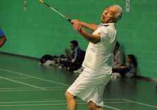 Over-55s Mens Doubles Badminton
