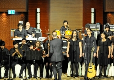 The UK Ismaili Community Ensemble performs their very first international concert for the FOCUS Humanitarian Assistance fundraising  gala dinner performance on Sunday, 26 September 2010 held in Dubai.