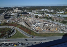 The site of the Ismaili Centre, Toronto, the Aga Khan Museum and their Park along Wynford Drive in Toronto on 1 October 2010.