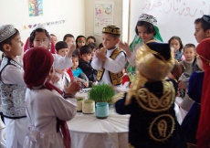 Navroz — the first day of spring and the start of the Afghan New Year — is celebrated with traditional activities at the Sparks Academy in Kabul.