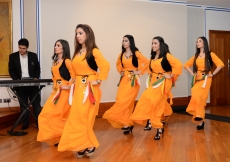A traditional Kurdish dance performance in &quot;Colours and Sounds of Kurdistan&quot;. Safaraj Khorasi