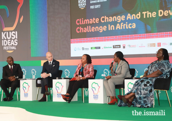 Panellists at the Kusi Ideas Festival discussed issues relating to the climate crisis and and its impact on Africa.