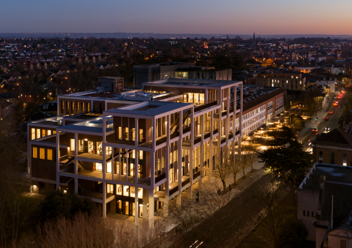 Kingston University London’s Town House, engineered by Hanif Kara’s AKT II and designed by Grafton Architects, won the RIBA Stirling Prize in 2021.