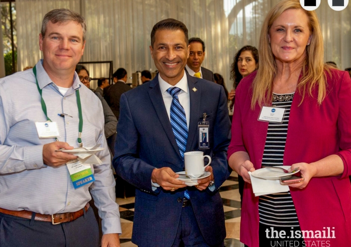 Dr. Shafik Dharamsi attending the U.S. India Chamber of Commerce Dallas-Fort Worth Wellness and Workplace Conference, Fall 2022.