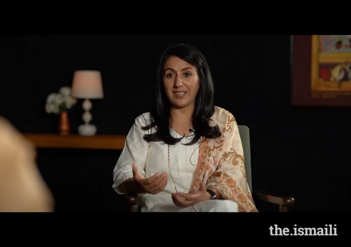 In the interview, Samina explores her love for nature, calling the mountains the most 'pure' part of the planet Earth.