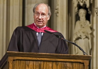 Mawlana Hazar Imam delivering the Columbia University School of International and Public Affairs’ Commencement Address, at the Riverside Church, New York.