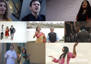 Members of the Canadian Jamat participate in a music video for the devotional song "Aaya Mawlana" written and composed by Zaheed Damani and Alya Bejaoui.