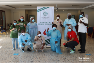 Hospital Central Maputo staff that supported the Blood donation event