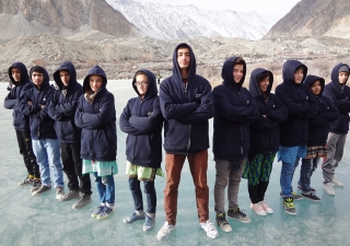 Enthusiastic participants from Gilgit, Hunza and Ishkoman-Puniyal learnt ice skating and hockey through AKYSB Pakistan's expanded Sports Fellowship Programme.
