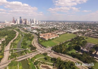 The Ismaili Center Houston will be located on an 11-acre site along the city’s main waterway, the Buffalo Bayou.