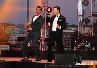 Salim-Sulaiman perform at a Jubilee Concert in Houston, Texas.