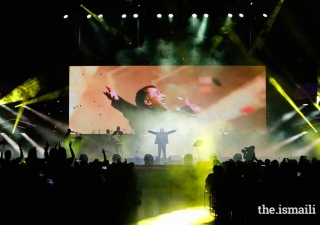 Cheb Khaled performs “C’est la vie” at the “Kings of Rhythm” concert in Lisbon.
