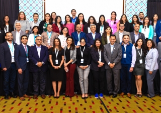 The DJAC was an event organized by the Council for USA and the Ismaili Professionals Network (IPN). The organizing and leadership team pose for a picture.