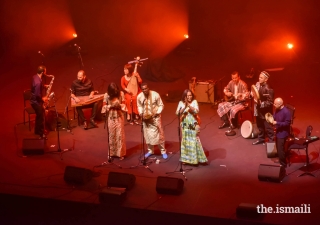 'Jubilee' featured Master Musicians of the Aga Khan Music Initiative, with special guests the San Francisco-based Kronos Quartet, and Bassekou Kouyaté.