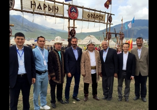 Prince Rahim led the AKDN delegation at the opening ceremony of the Second World Nomad Games in the Kyrgyz Republic. AKDN