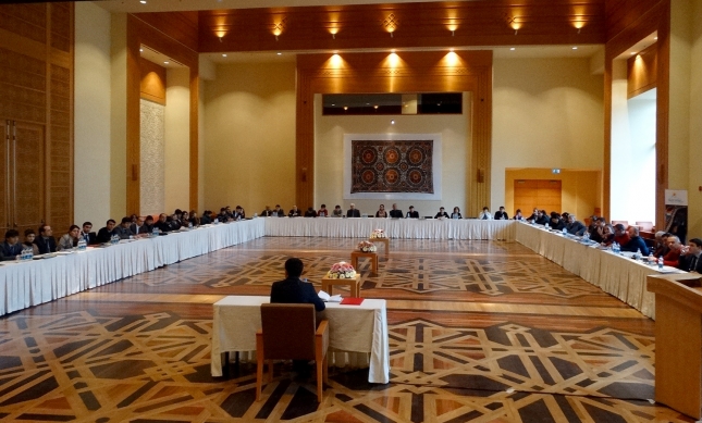 The Ismaili Centre, Dushanbe hosts a national conference on tourism development in Tajikistan in December 2014. Ismaili Council for Tajikistan
