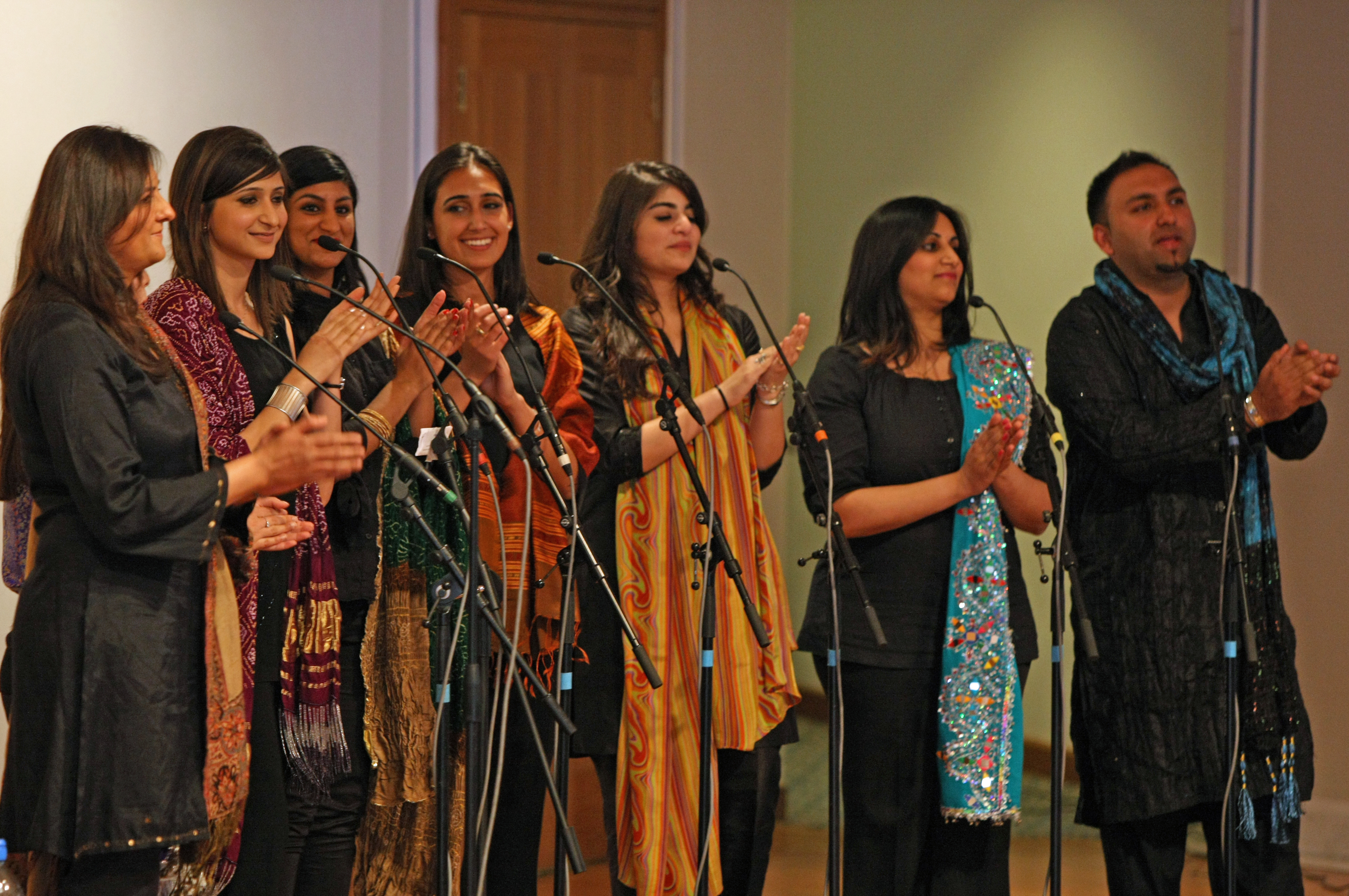 Vocalists from the Ismaili Community Ensemble recite uplifting poetry in a concert titled “Expressions of Devotion”. Photo: Courtesy of the Ismaili Council for the UK