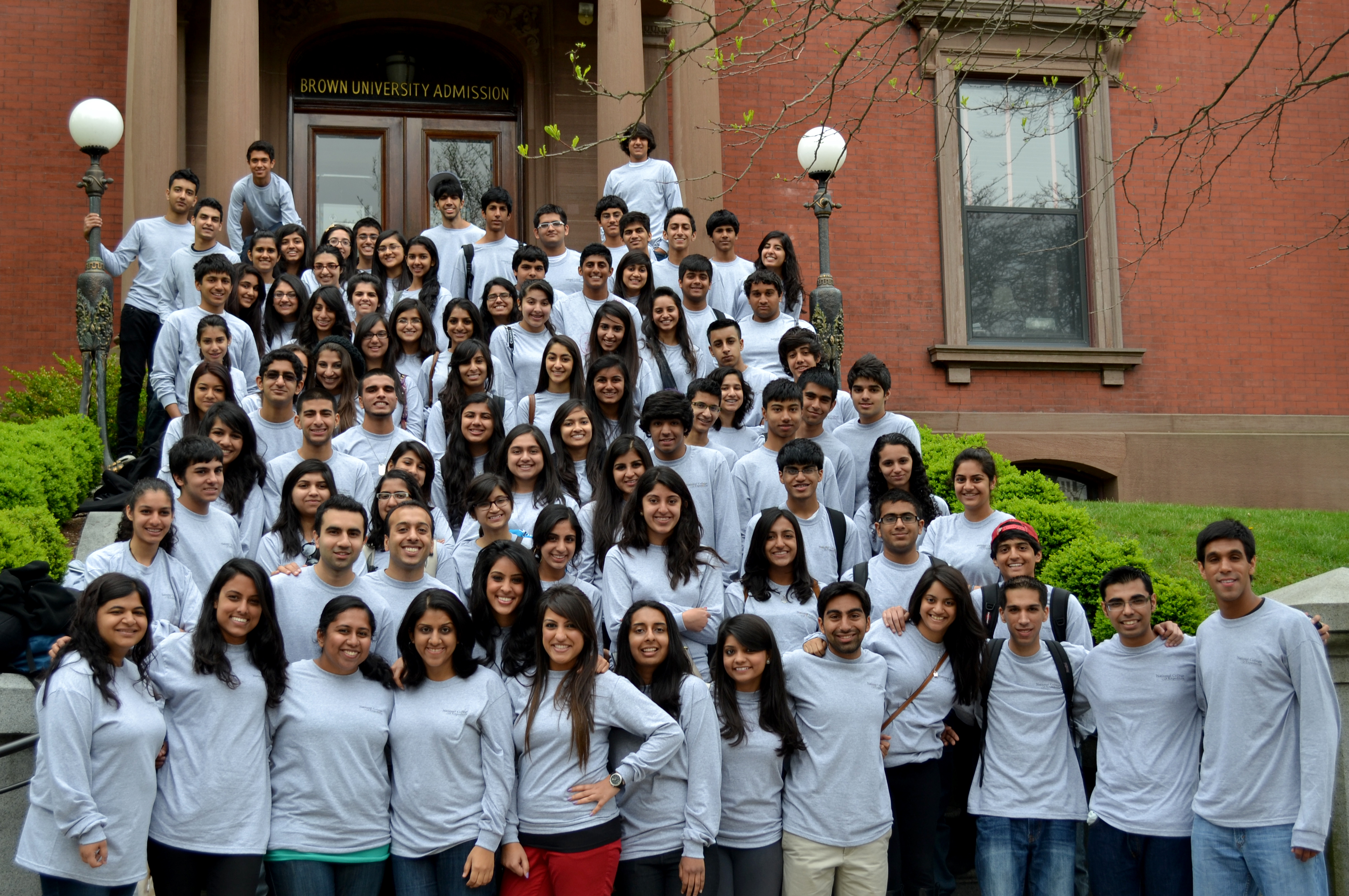 High School students and their mentors who take part in the National College Expedition get to visit some of the world's best schools in Boston. Photo: Shawn Bhimani