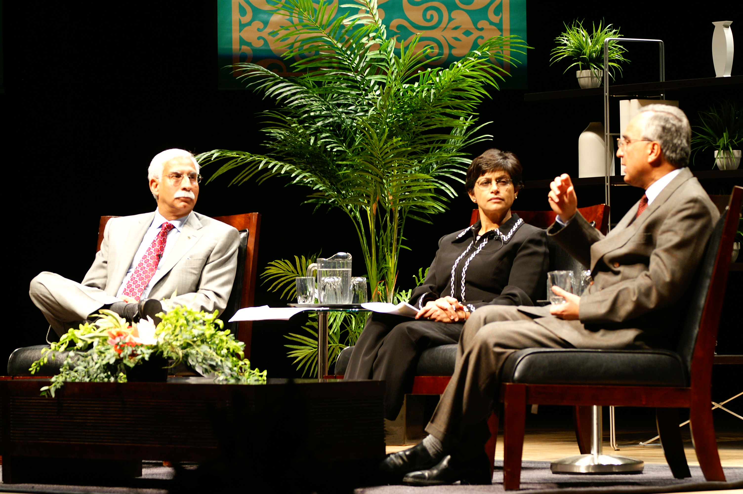 The panel discussion moderated by Sheherazade Hirji. Photo: Amin Maherali